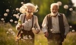 happily retired couple
